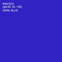 #3022C3 - Dark Blue Color Image
